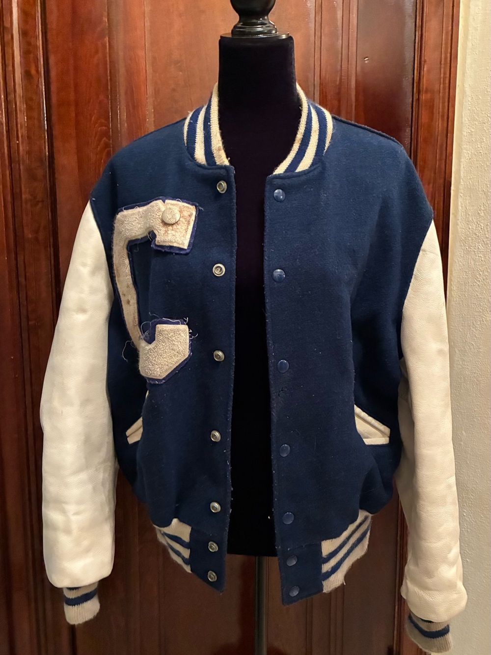 Vintage Wool Letterman’s Jacket